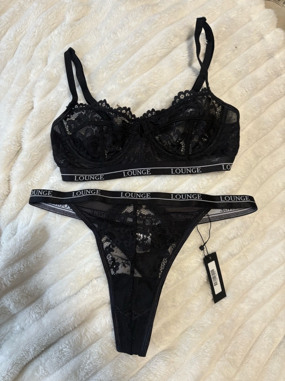 NWT Loungewear Matching Set Blossom Balcony Bra & Blossom Thong - Picture 1 of 10